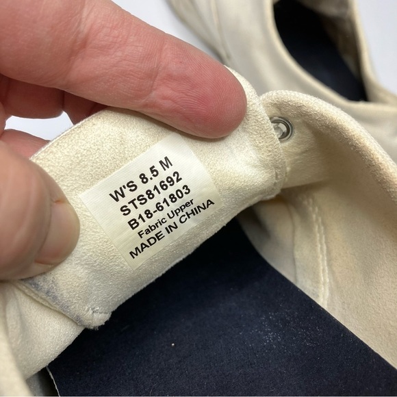 Sperry off white casual sneakers size 8.5 - Picture 6 of 6